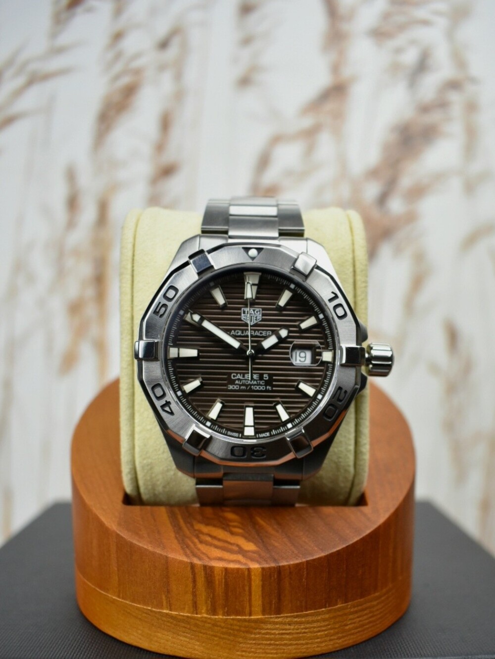 2022 TAG HEUER AQUARACER WAY2018.BA0927 2022 43MM BROWN DIAL BOX AND ALL PAPERS